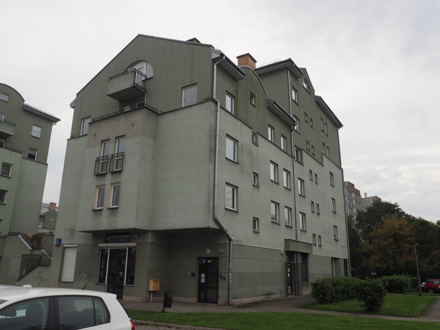 Zdjęcie architektury budynku Budynek mieszkalno-usługowy